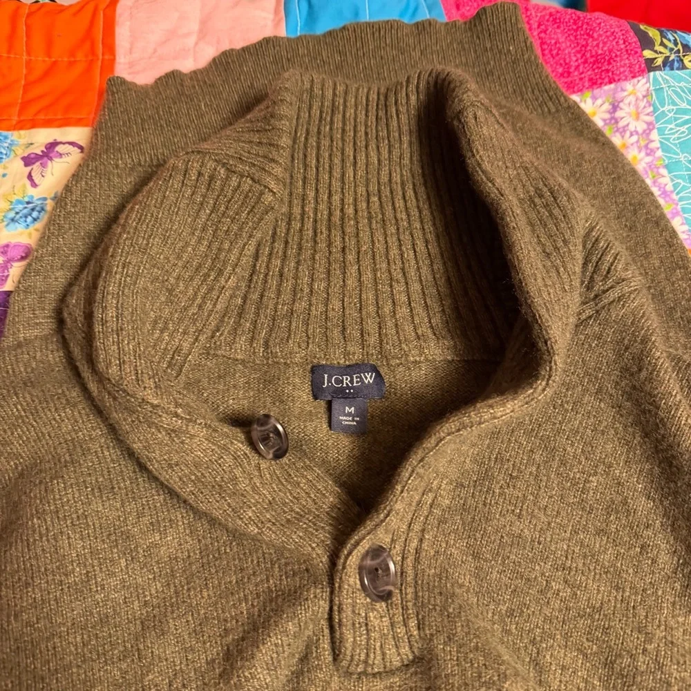 J. Crew Men's Forest Green‎ Turtleneck Sweater